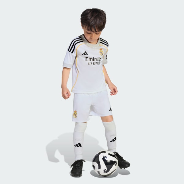 Adidas Real Madrid Home Jersey Mini Kit