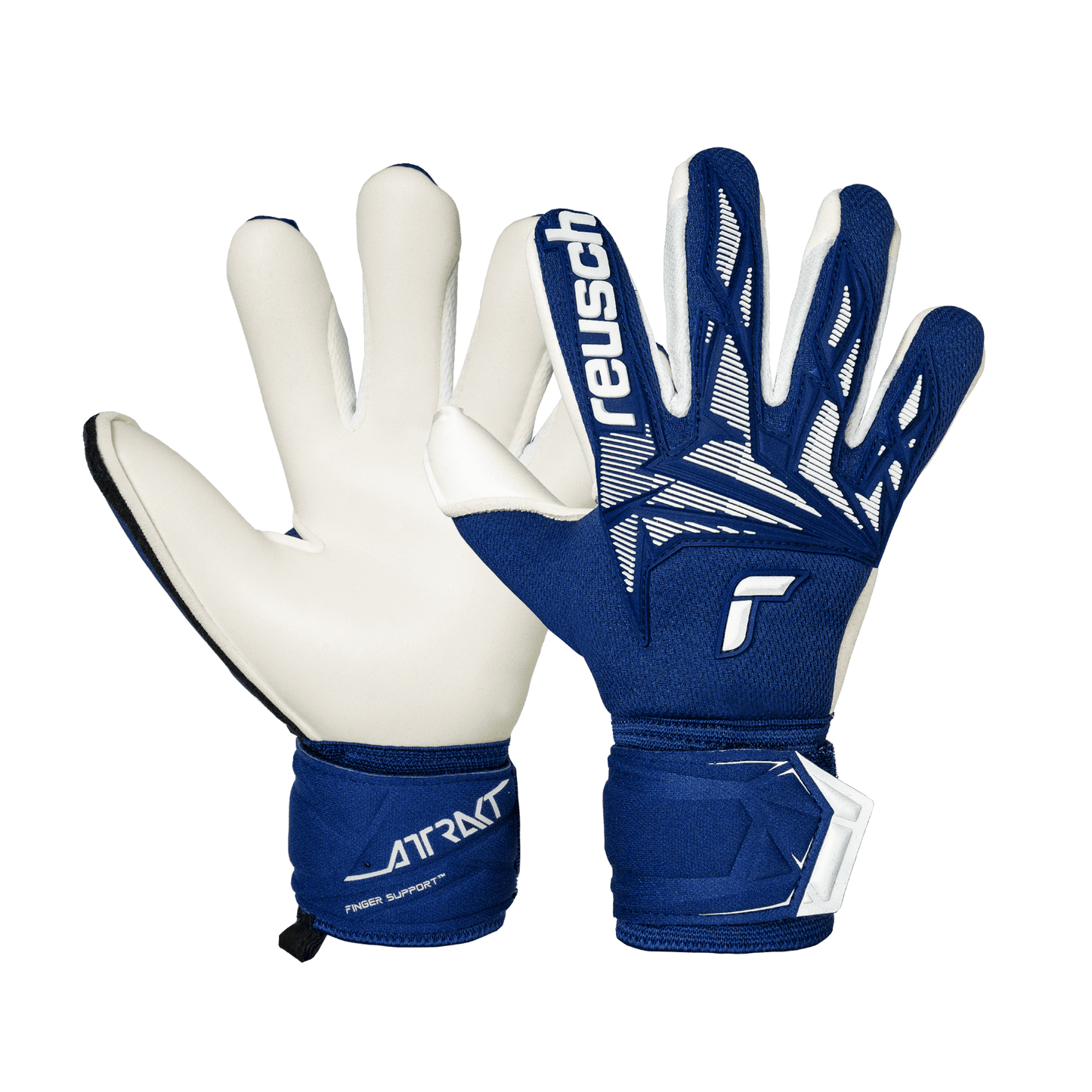 Reusch Attrakt Freegel Gold X Finger Support Goalkeeper Gloves Youth