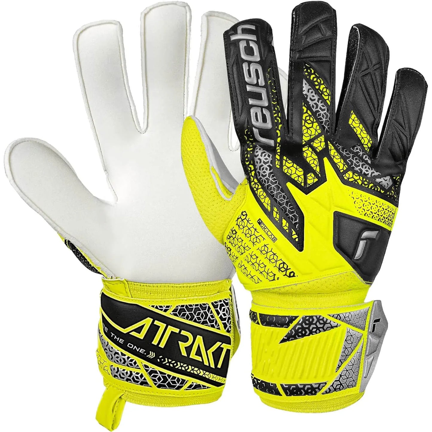 Reusch Attrakt Solid Finger Support Goalkeeper Gloves