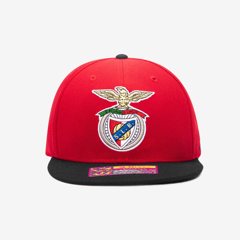 Benfica Club Fan Ink Flat Peak Snapback Cap