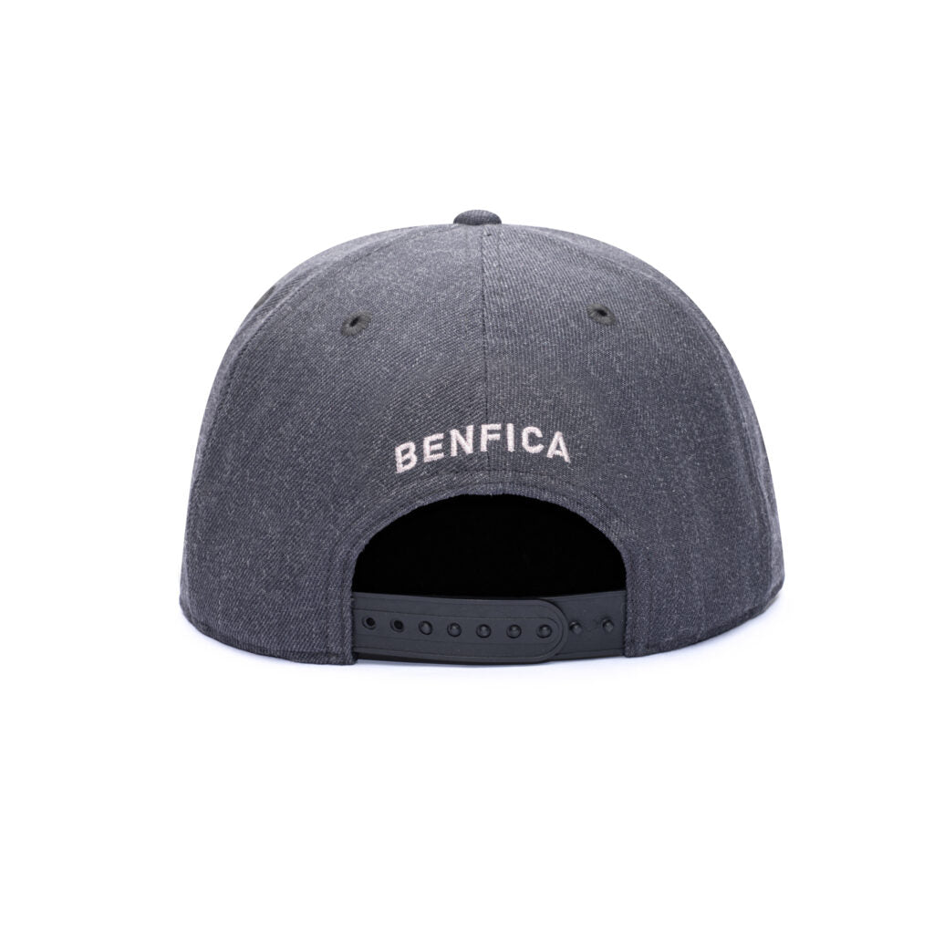 Benfica Fan Ink Platinum Snapback Hat