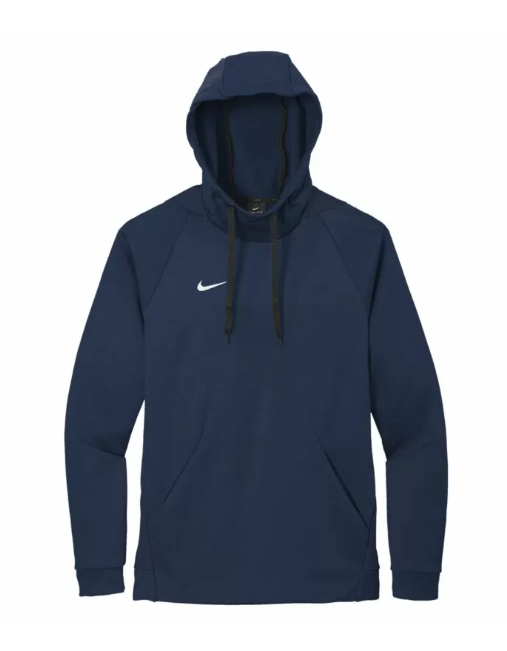 Nike Therma-FIT Fleece Pullover Hoodie Navy
