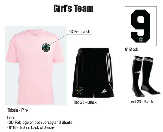 Toronto United Women's Team Kit