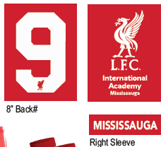 LFC IA Mississauga Adidas Tabela 23 Jersey Red Youth