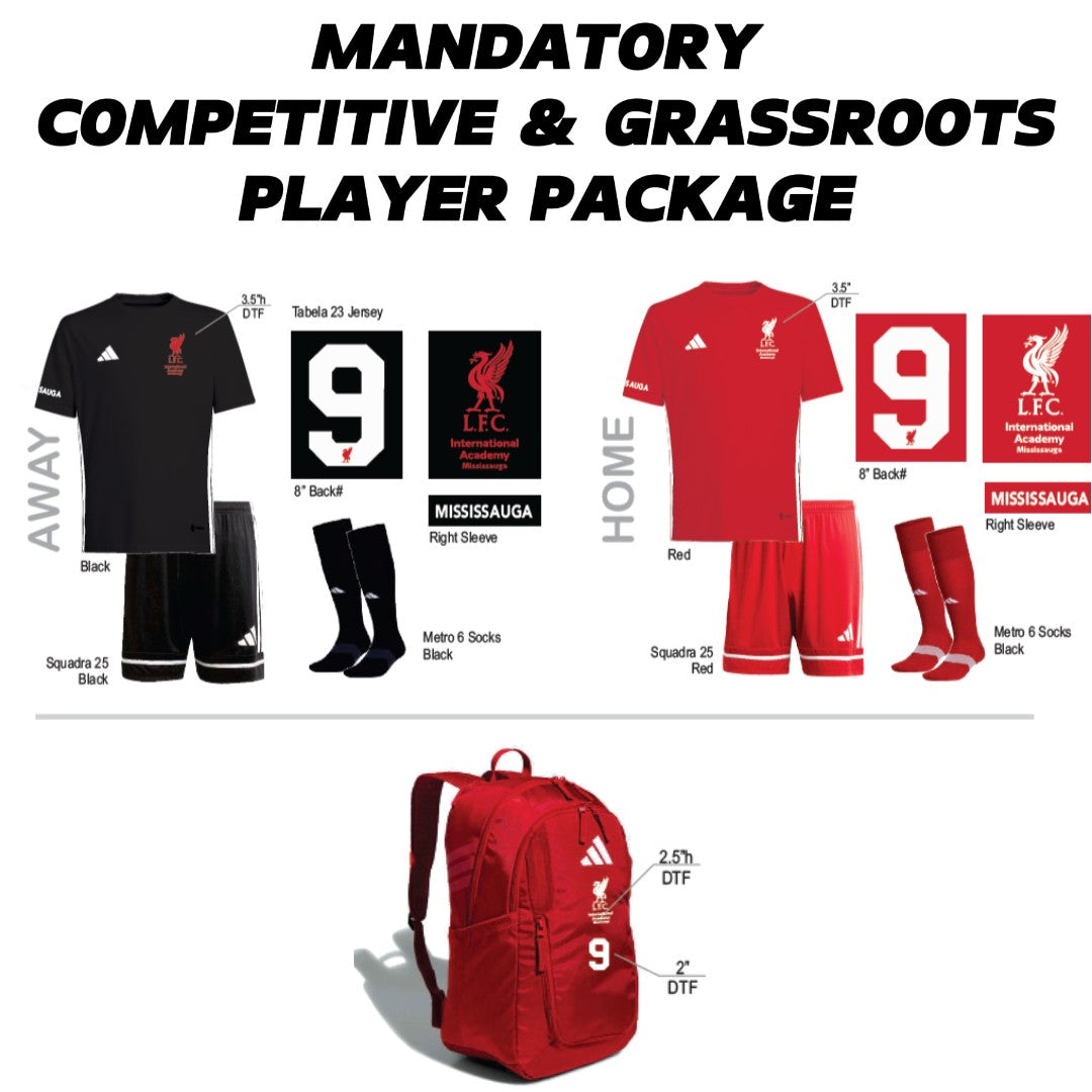 LFC IA Mississauga Mandatory Competitive & Grassroots Player Package