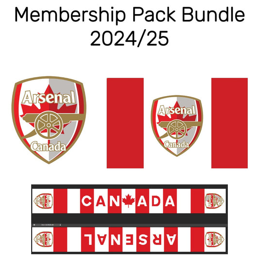 Arsenal Canada 24/25 Membership Pack Bundle