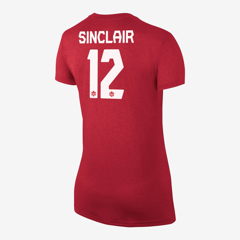Nike Canada Soccer T-Shirt Sinclair 12 Women's