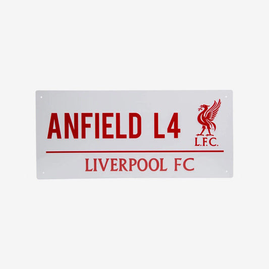 Panneau de rue Liverpool Anfield Road L4