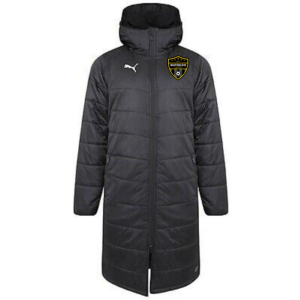 Veste longue noire pour banc de touche de la Ligue de Waterloo United
