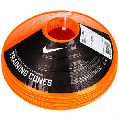 Lot de 10 cônes d'entraînement Nike orange