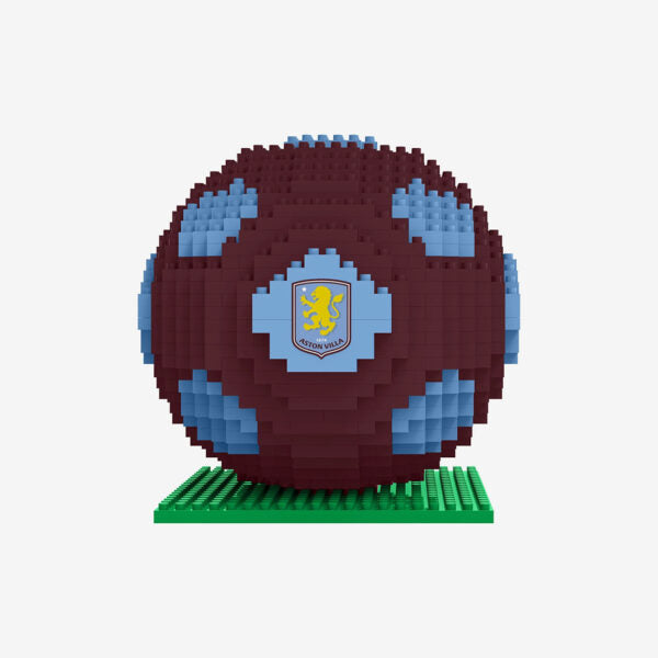Aston Villa BRXLZ 3D Soccer Ball Construction Kit