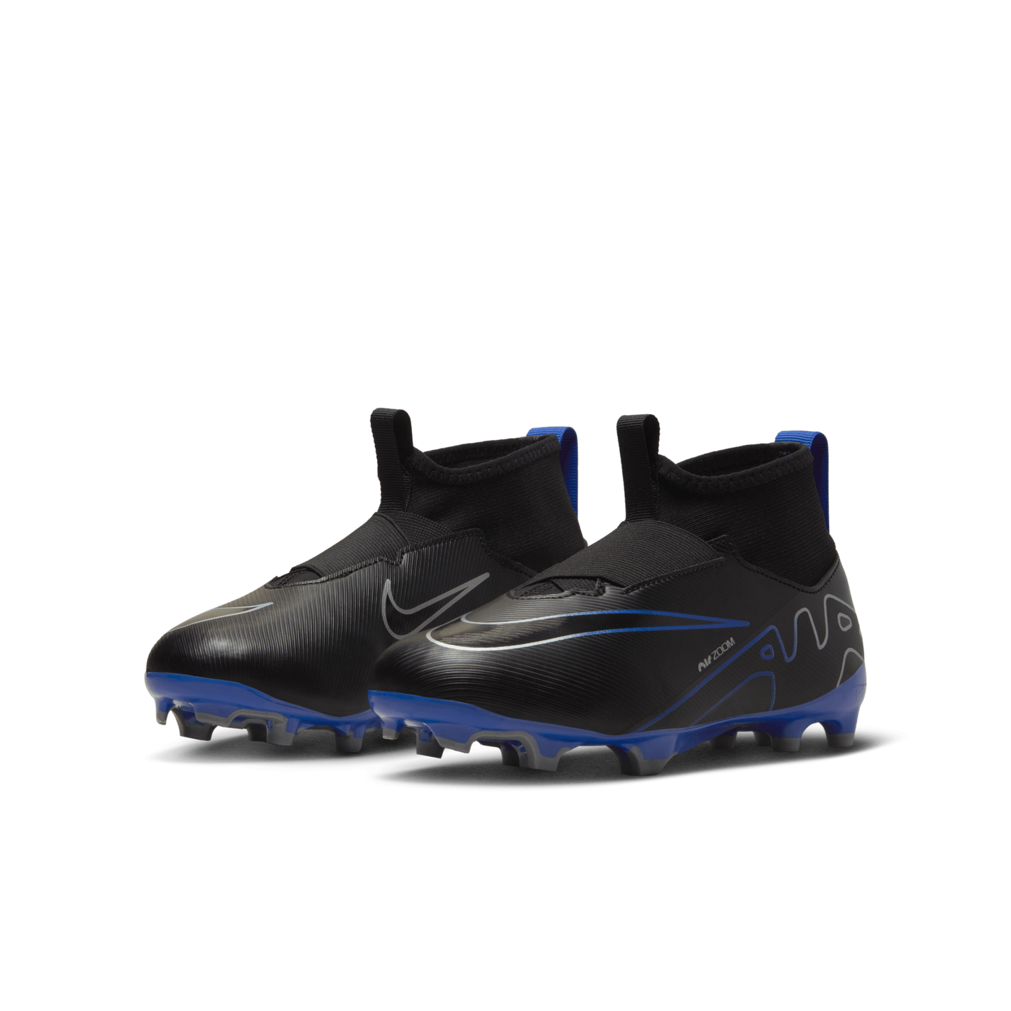 Nike Mercurial Superfly 9 Academy Jeunesse Noir/Bleu Royal 040