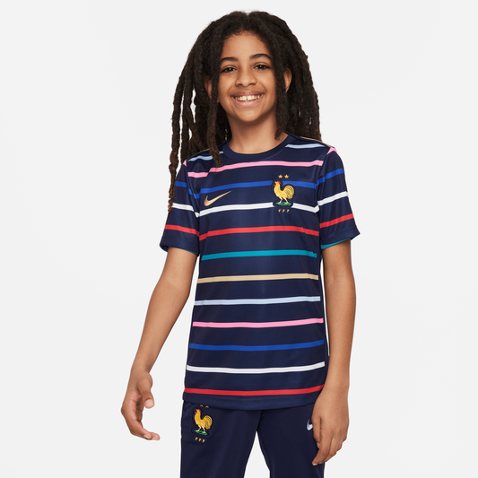 T-shirt Nike France FFF Academy Pro Domicile Nike Dri-Fit Pré-Match Enfant