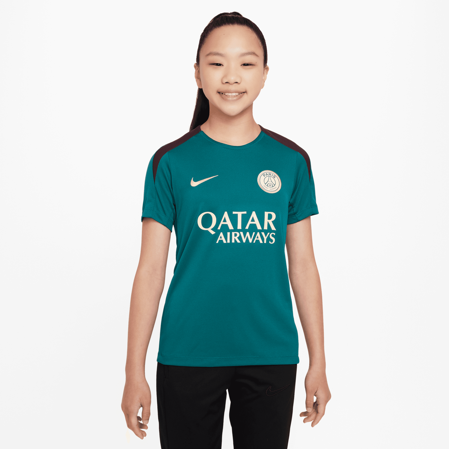 Nike Paris Saint-Germain Strike T-Shirt Green Youth