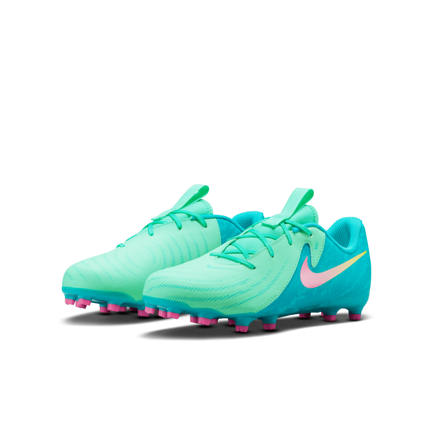 Nike Phantom GX 2 Academy LV8 pour Jeunes : Vert phosphorescent/Noir