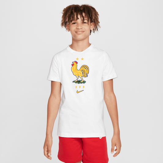 T-shirt Nike France FFF Blanc Jeunesse