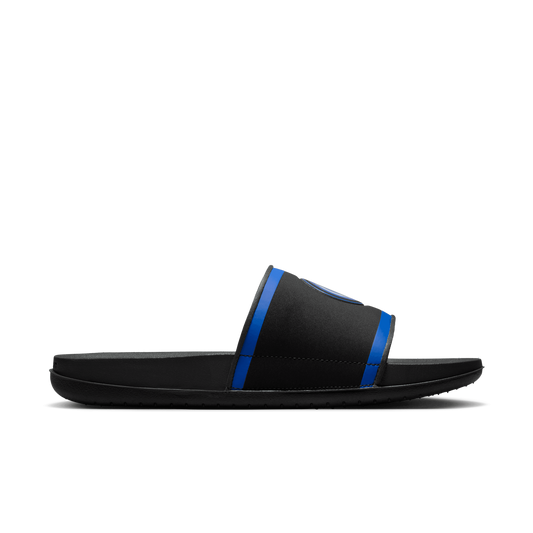 Claquette Nike OffCourt Indoorter Milan Noir/Bleu/Blanc
