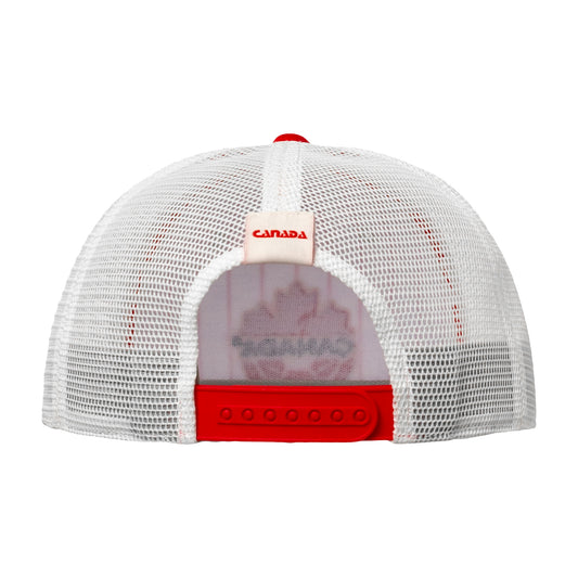 Casquette Nike Canada Trucker à rayures fines/jaune/blanche