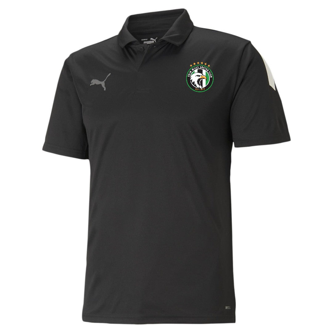 Erin Mills Puma TeamLiga Sideline Polo Black