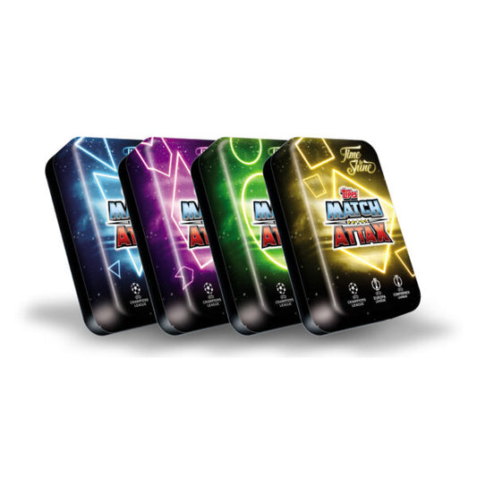Boîte de 24/25 cartes Topps Match Attax Extra Champions League (48 cartes + 4 LE)