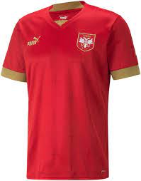 Maillot Puma Serbie Domicile Réplique Jeunesse