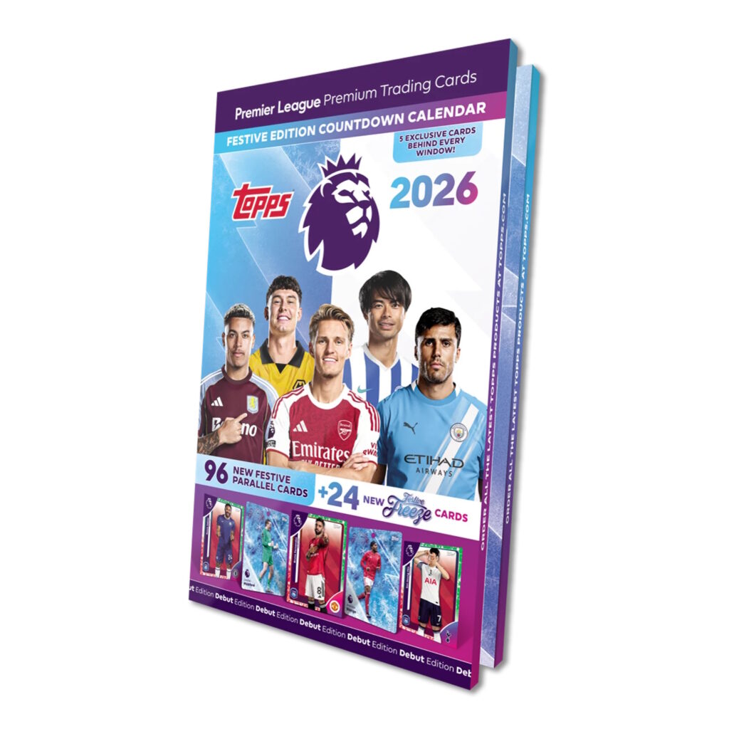 Topps Premier League Debut Edition Cards - Advent Countdown Calendar