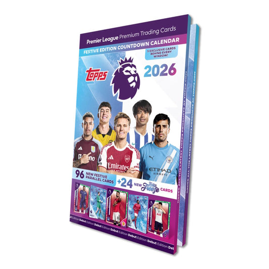 Topps Premier League Debut Edition Cards - Advent Countdown Calendar