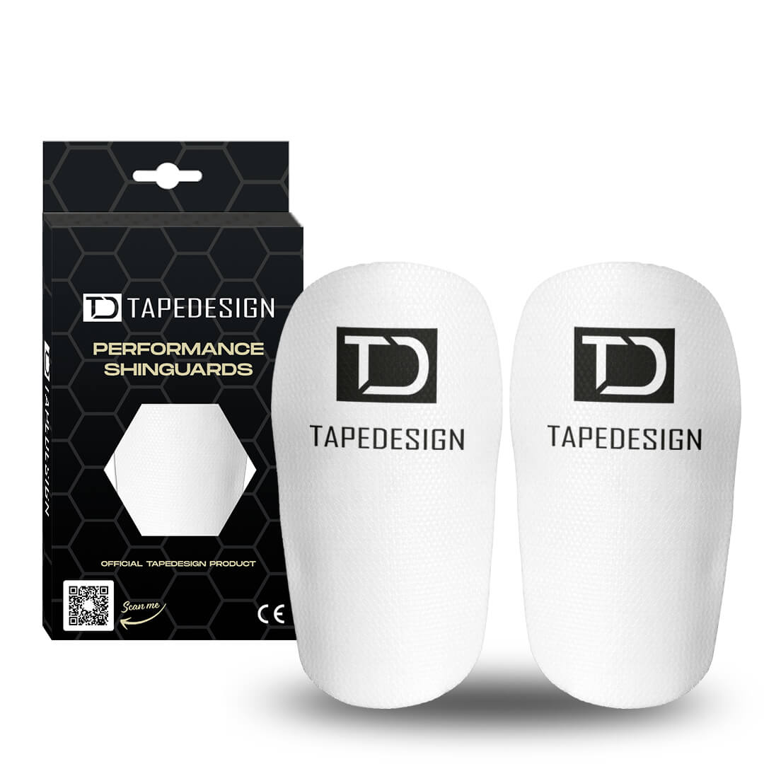 Tape Design Performance Shin guards White