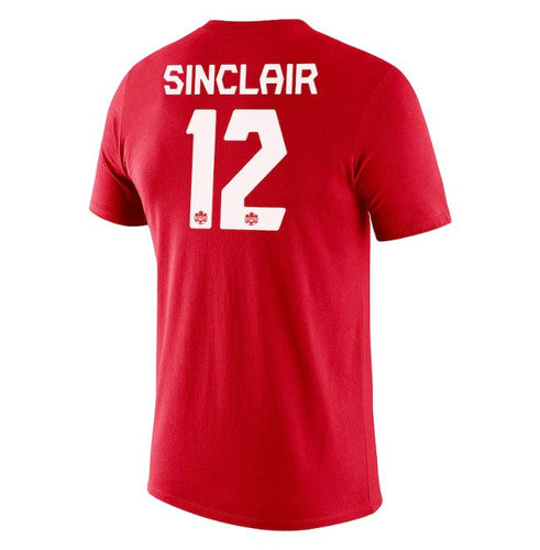 Nike Canada Soccer T-Shirt Sinclair 12 Youth