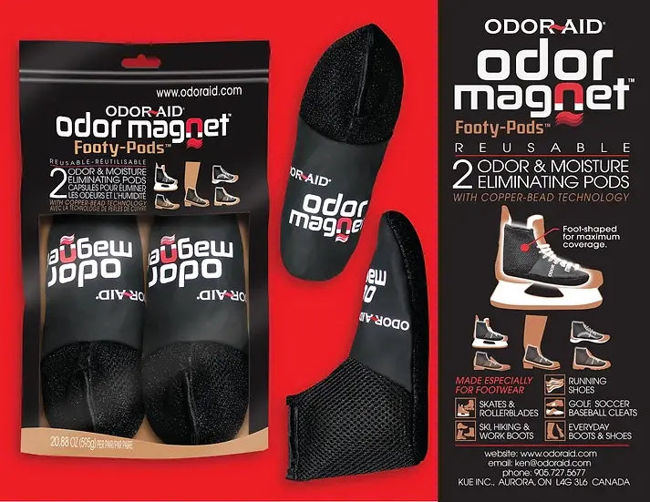 Odor Aid Odor Magnet Footy Pods - 2 Pack