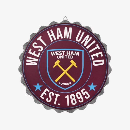 Panneau de capsule de bouteille de West Ham