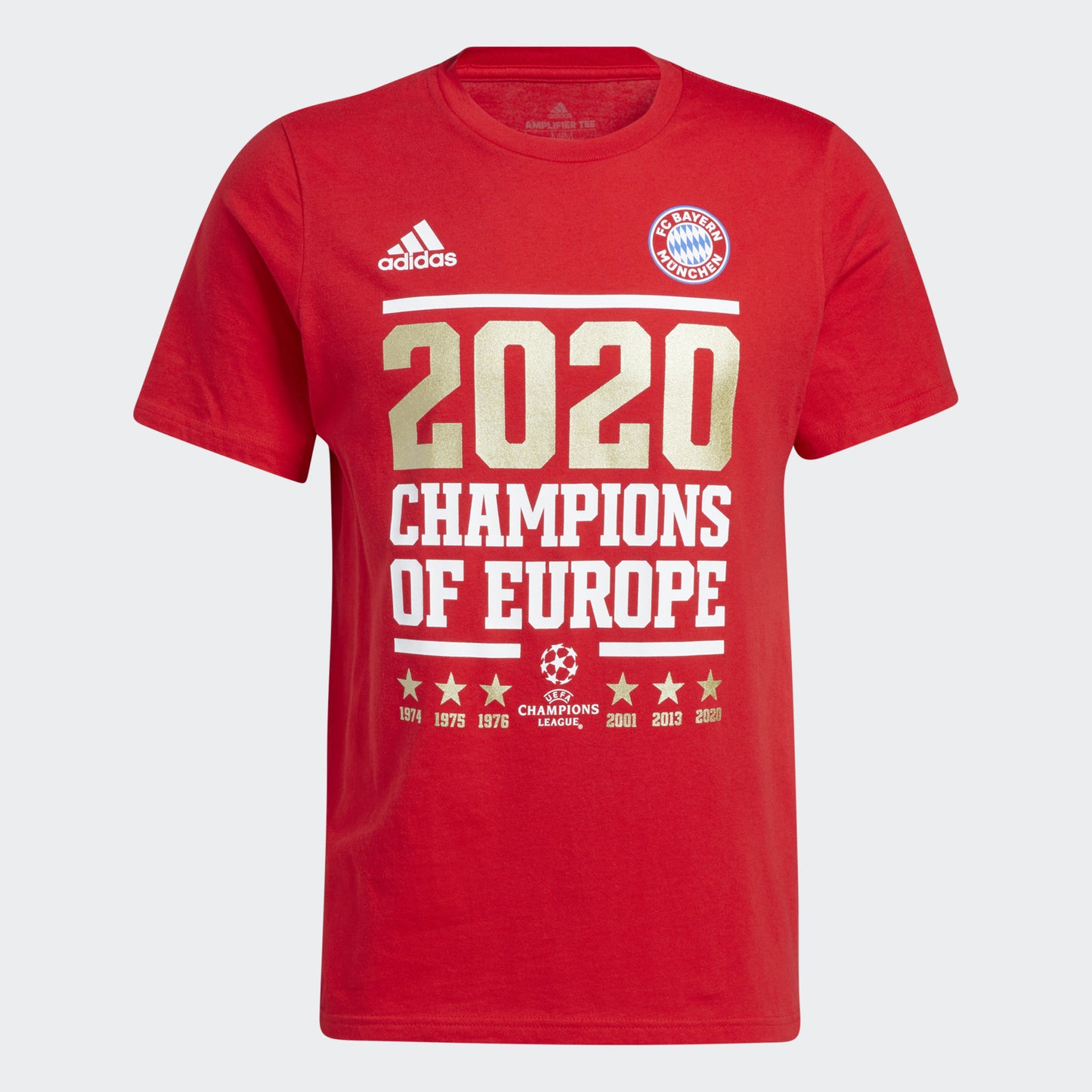 T-shirt Adidas Bayern Munich Champion d'Europe 2020