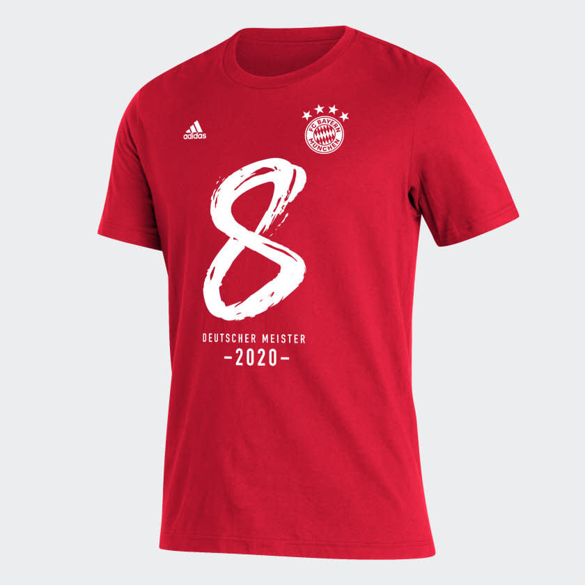 Adidas Bayern Munich 30 Deutscher Meister T-Shirt