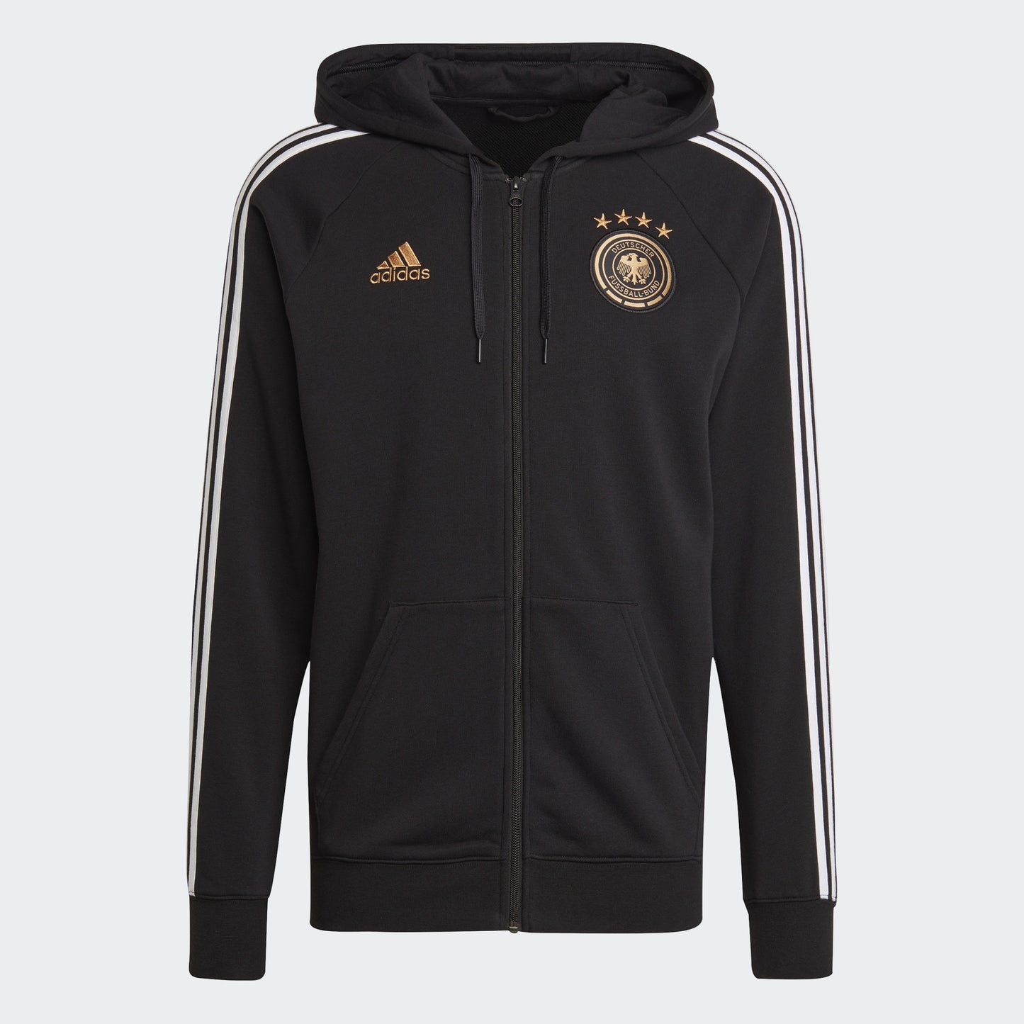 Adidas Germany DNA Full-Zip Hoodie Black