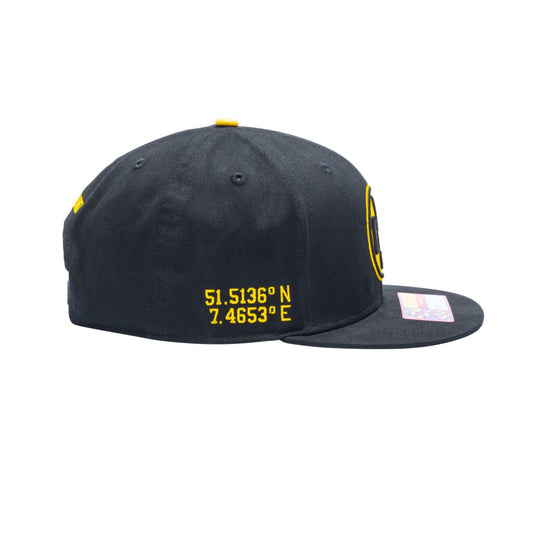 Casquette snapback à visière plate Borussia Dortmund Locale