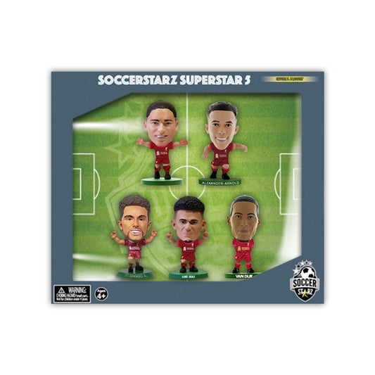 Ensemble d'équipe Soccerstarz de 5 joueurs de Liverpool