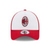 Casquette New Era E-Frame Trucker rouge et blanche de l'AC Milan