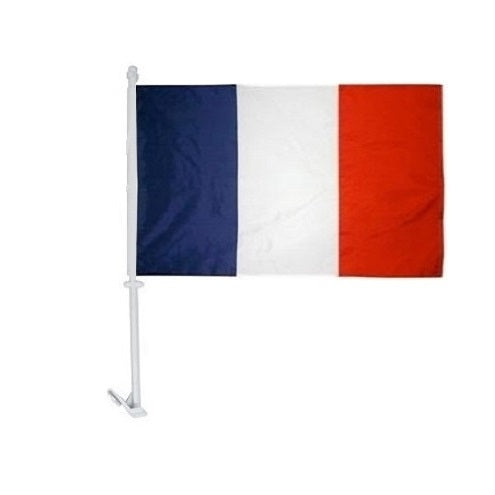 Drapeau de voiture de la France