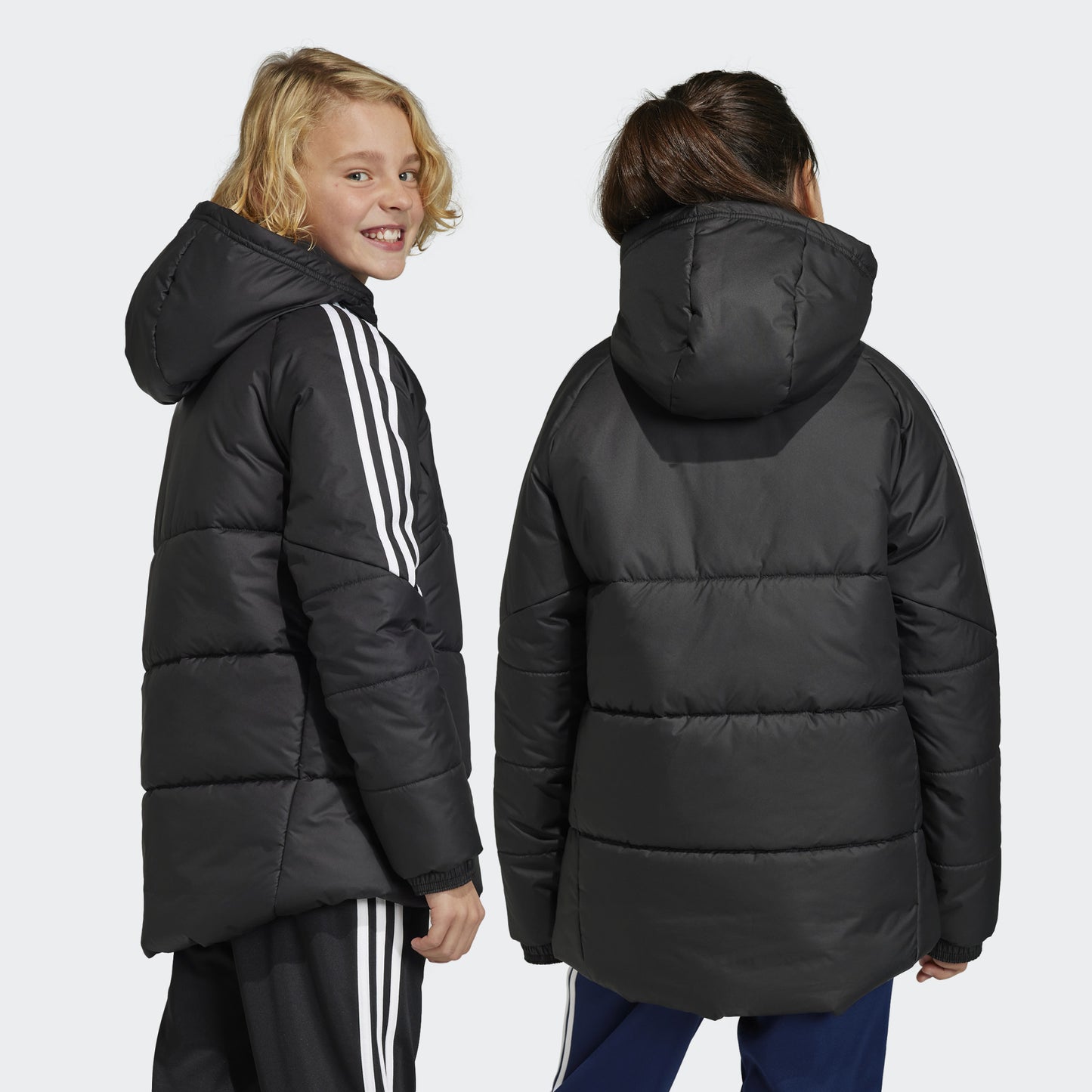 Veste d'hiver Adidas Condivo 22 noire pour jeunes