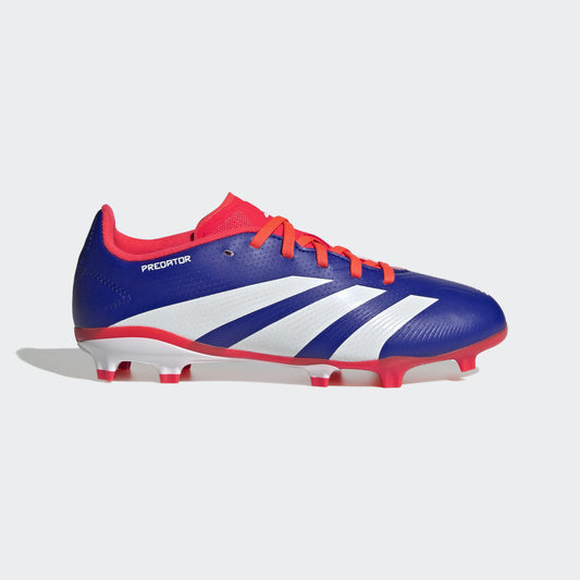 Chaussures de football Adidas Predator League pour terrain sec Bleu/Blanc/Rouge Jeunesse