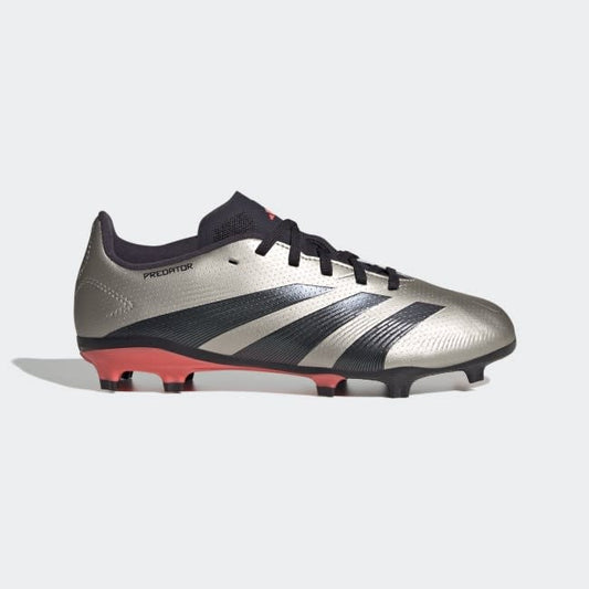 Chaussures de football Adidas Predator League FG Gris/Noir/Rouge Jeunesse