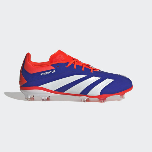 Chaussures de football Adidas Predator Elite pour terrain sec Bleu/Blanc/Rouge Jeunesse