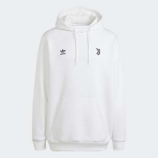 Sweat à capuche Adidas Juventus Essentials Trefoil Blanc