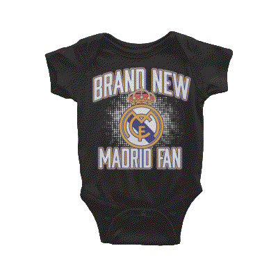 Real Madrid Brand New Madrid Fan Baby Onesie