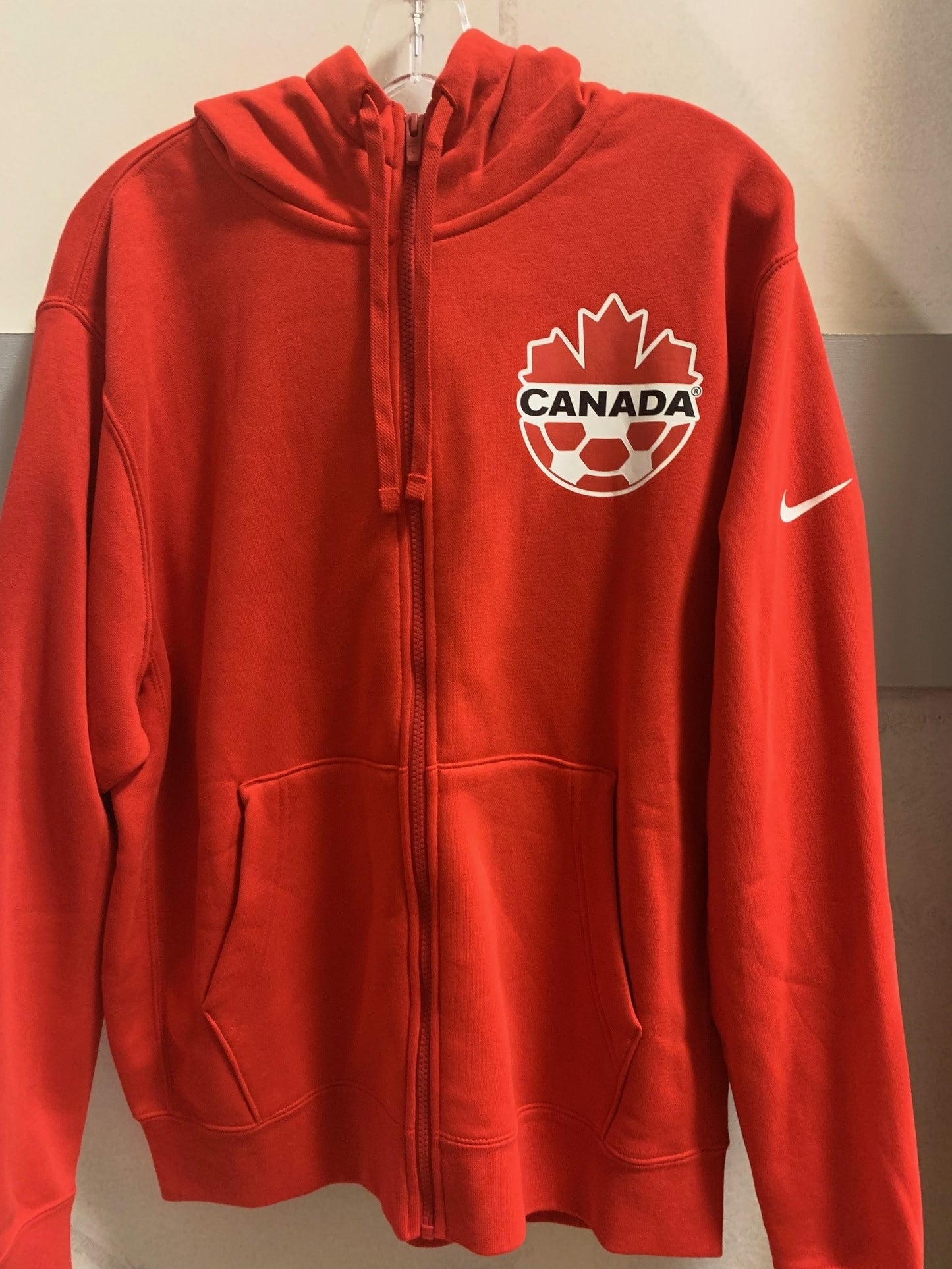 Nike Canada Soccer Club Fleece FZ Hoodie Red