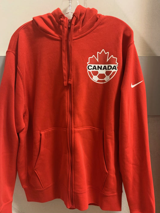Sweat à capuche Nike Canada Soccer Club Fleece FZ Rouge