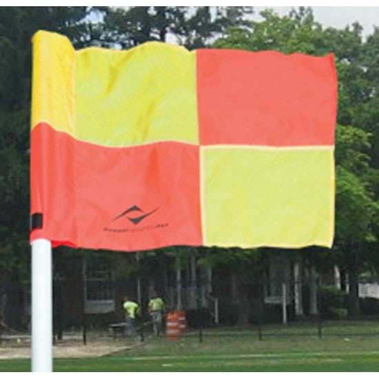 Checkered Corner Flag With Clip