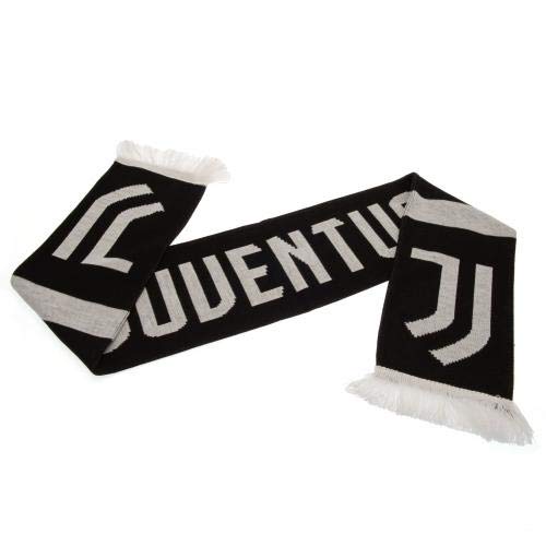 Juventus Black & White Team Crest Scarf