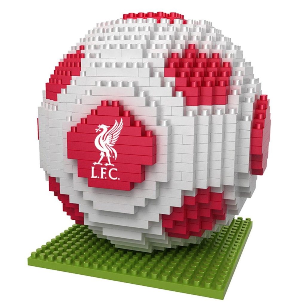 Kit de construction de ballon de football 3D Liverpool BRXLZ (687 pièces)
