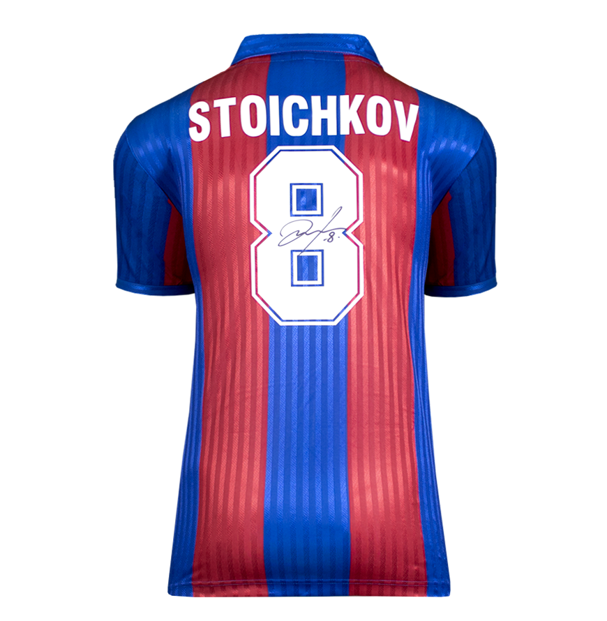 Hristo Stoichkov Authentic Signed FC Barcelona 1992 Home Jersey